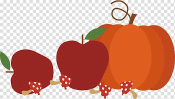 Pumpkin Apple , Pumpkin apple in fall transparent background PNG clipart