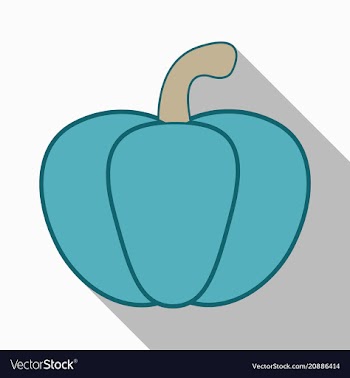 Pumpkin autumn halloween pumpkin vegetable vector image