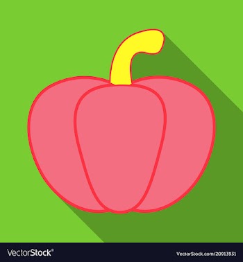 Pumpkin autumn halloween pumpkin vegetable vector image