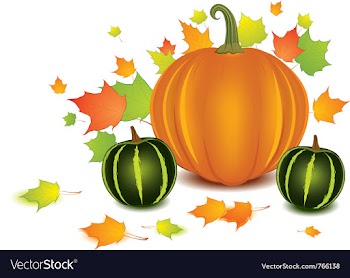  					Pumpkin background vector image														