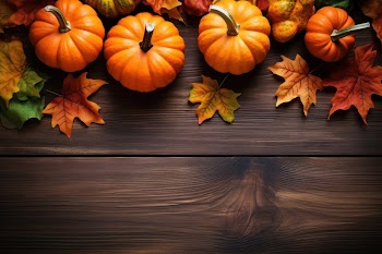 Pumpkin backgrounds vegetable leaves. AI | Free Photo - rawpixel