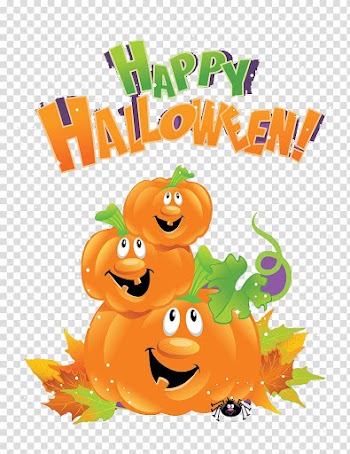 Pumpkin Calabaza Halloween Jack-o'-lantern, Cartoon pumpkin transparent background PNG clipart