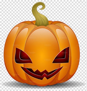 Pumpkin Calabaza Jack-o'-lantern Halloween, creative lantern transparent background PNG clipart