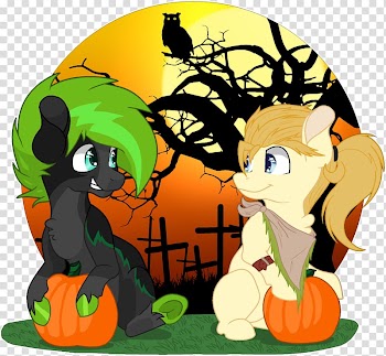 Pumpkin Cat, picking transparent background PNG clipart