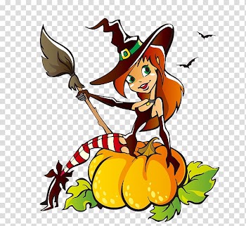 Pumpkin demon transparent background PNG clipart