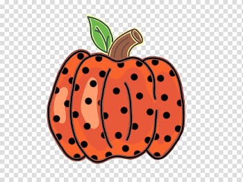 Pumpkin Drawing Autumn , polka dot pumpkin transparent background PNG clipart
