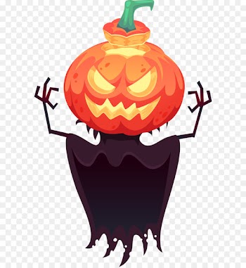 Pumpkin ghosts decorative patterns 
