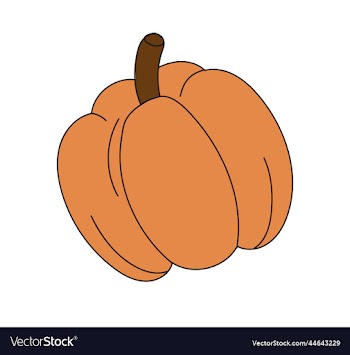 pumpkin halloween doodle icon