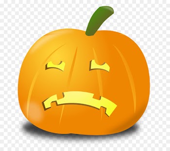 Pumpkin Jack-o'-lantern SAD! Clip art - pumpkin 
