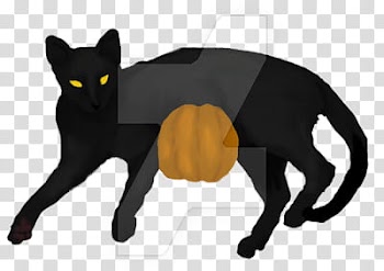 Pumpkin Kitty transparent background PNG clipart
