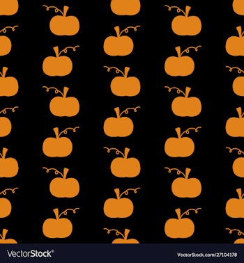 Pumpkin pattern vector image