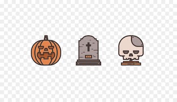 Pumpkin pie Adobe Illustrator Tutorial - Vector pumpkin head and skull grave 