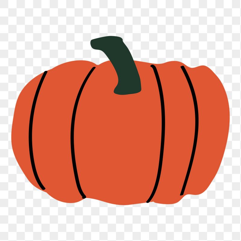 Pumpkin png sticker, vegetable doodle, | Free PNG Illustration - rawpixel