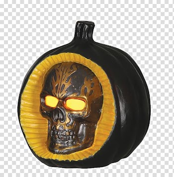 Pumpkin Product Skull, xmas light plug on off transparent background PNG clipart