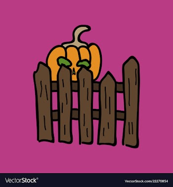 Pumpkin realistic halloween harvest thanksgiving vector image
