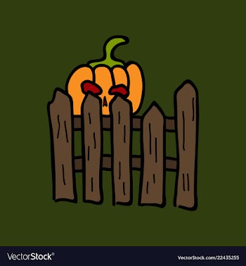 Pumpkin realistic halloween harvest thanksgiving vector image