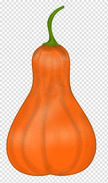 Pumpkin, red pear fruit transparent background PNG clipart