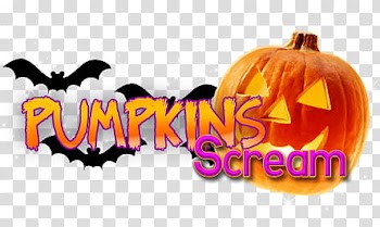 Pumpkin scream illustration transparent background PNG clipart