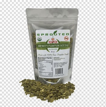 Pumpkin seed Raw foodism Organic food Nutrient Sprouting, pumpkin transparent background PNG clipart