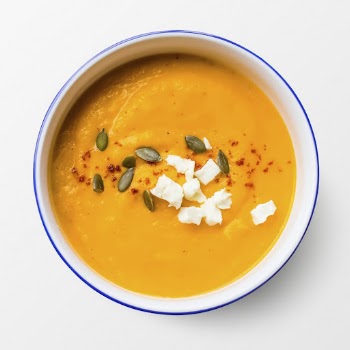 Pumpkin soup in a bowl, | Free PSD - rawpixel