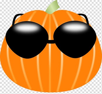 Pumpkin Sunglasses , pumpkin transparent background PNG clipart