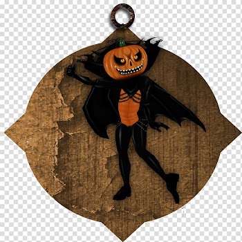 Pumpkin Superman transparent background PNG clipart