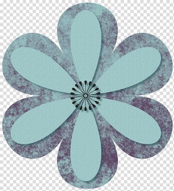 PumpkinSpice PSOctbt JanClark, blue flower art transparent background PNG clipart