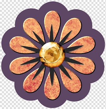 PumpkinSpice PSOctbt JanClark, orange and purple flower transparent background PNG clipart