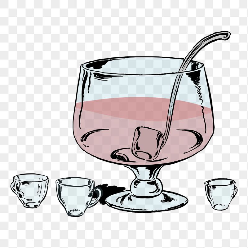 Punch bowl png sticker illustration, | Free PNG - rawpixel