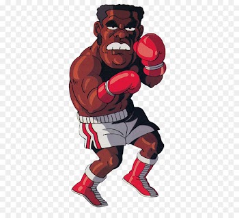 Punch-Out!! Boxing glove Illustration Superhero - bald flyer 