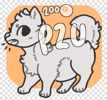 Pup lines, white dog illustration transparent background PNG clipart