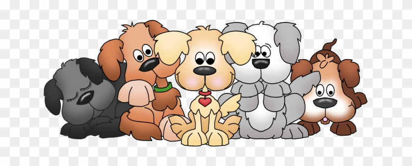 Puppies Cliparts - Group Of Dogs Clip Art