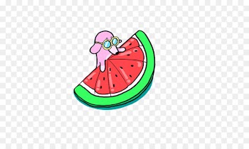 Puppy Cuteness Dog Giphy - Cartoon puppy and watermelon slice buoy 