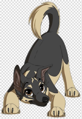 Puppy Drawing Anime Art German Shepherd, rottweiler transparent background PNG clipart