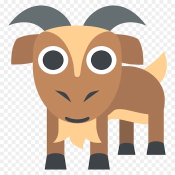 Puppy Emoji Clip art - goats 