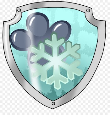 Puppy Logo Mission PAW: Pups Save the Royal Throne Pups on Ice / Pups and the Snow Monster - badge 