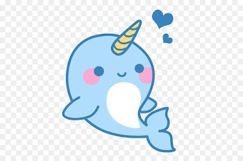 Puppy Narwhal Cuteness Drawing Clip art - hipster 