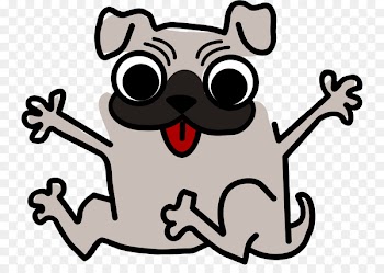 Puppy, Pug, Cat, Cartoon, Snout PNG