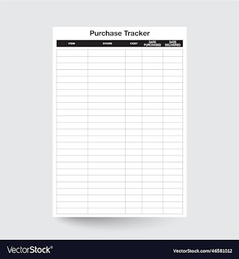 purchase tracker