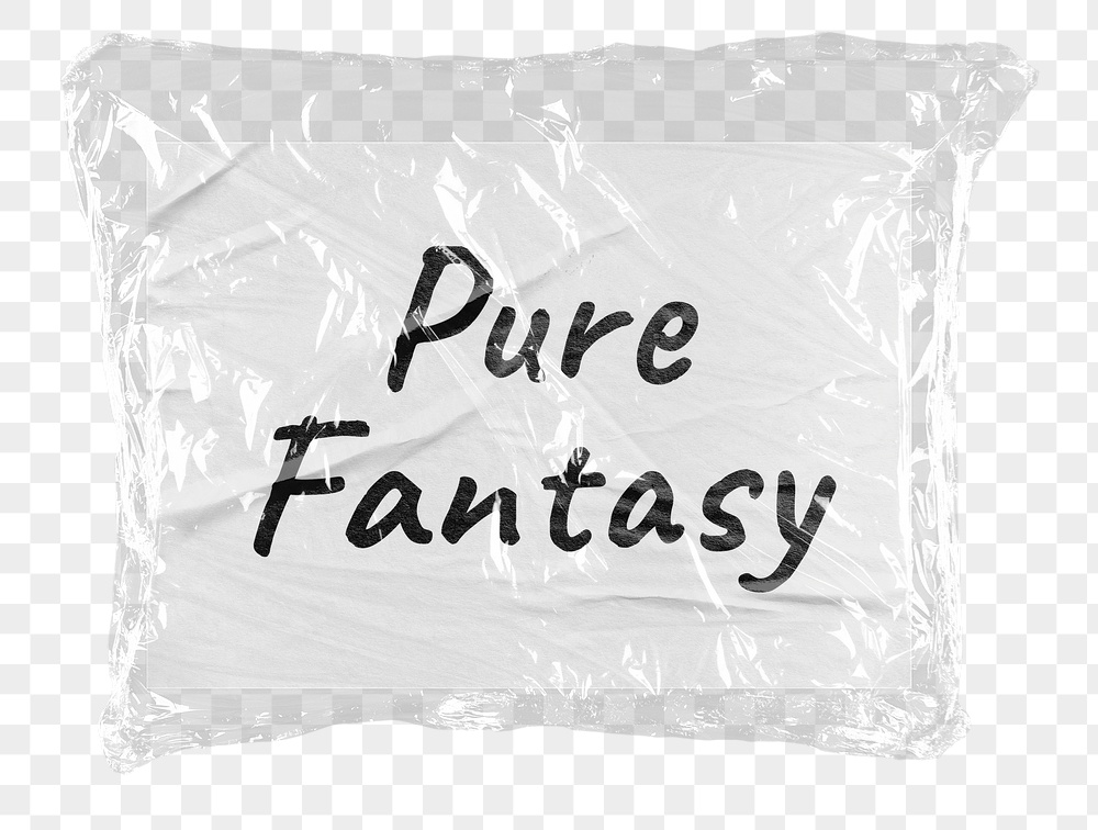 Pure fantasy png word sticker, | Free PNG - rawpixel