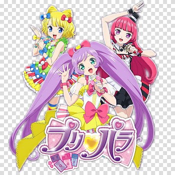 Puri Para Anime Icon, Puri_Para_by_Darlephise, three girl anime characters transparent background PNG clipart