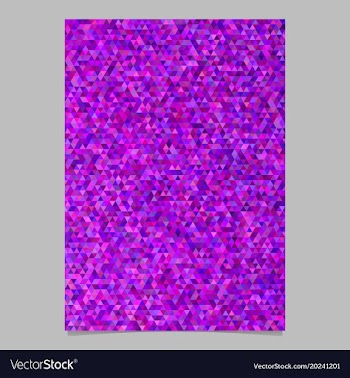 Purple abstract brochure template design vector image