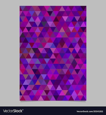 Purple abstract brochure template design vector image