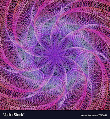 Purple abstract colorful fractal background vector image