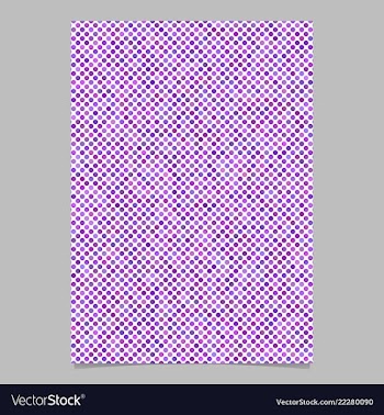 Purple abstract dot pattern brochure background vector image