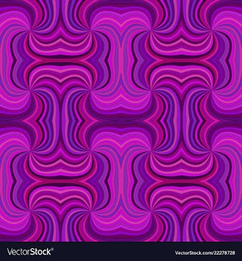 Purple abstract hypnotic seamless striped spiral vector image
