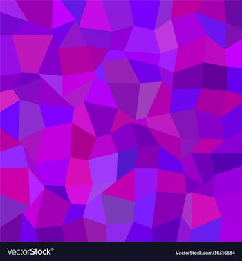 Purple abstract irregular polygon mosaic vector image