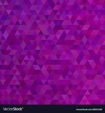 Purple abstract mosaic triangle tile pattern vector image