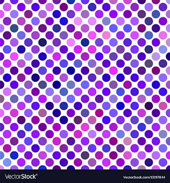 Purple abstract polka dot pattern background vector image