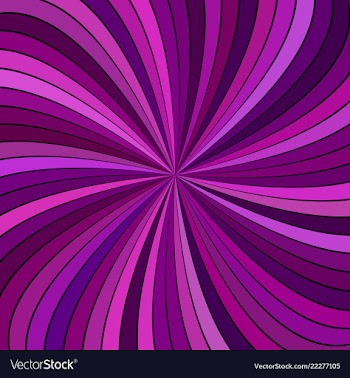 Purple abstract psychedelic spiral ray stripe vector image